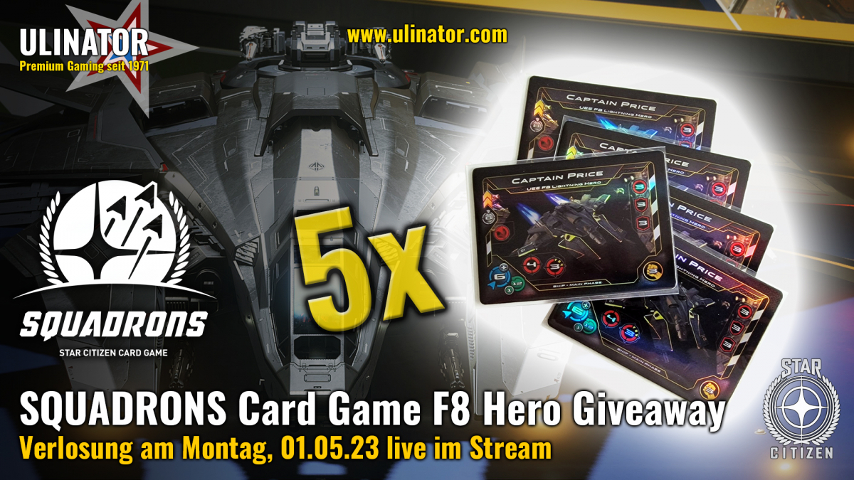 SQUADRONS Card Game F8 Hero Giveaway