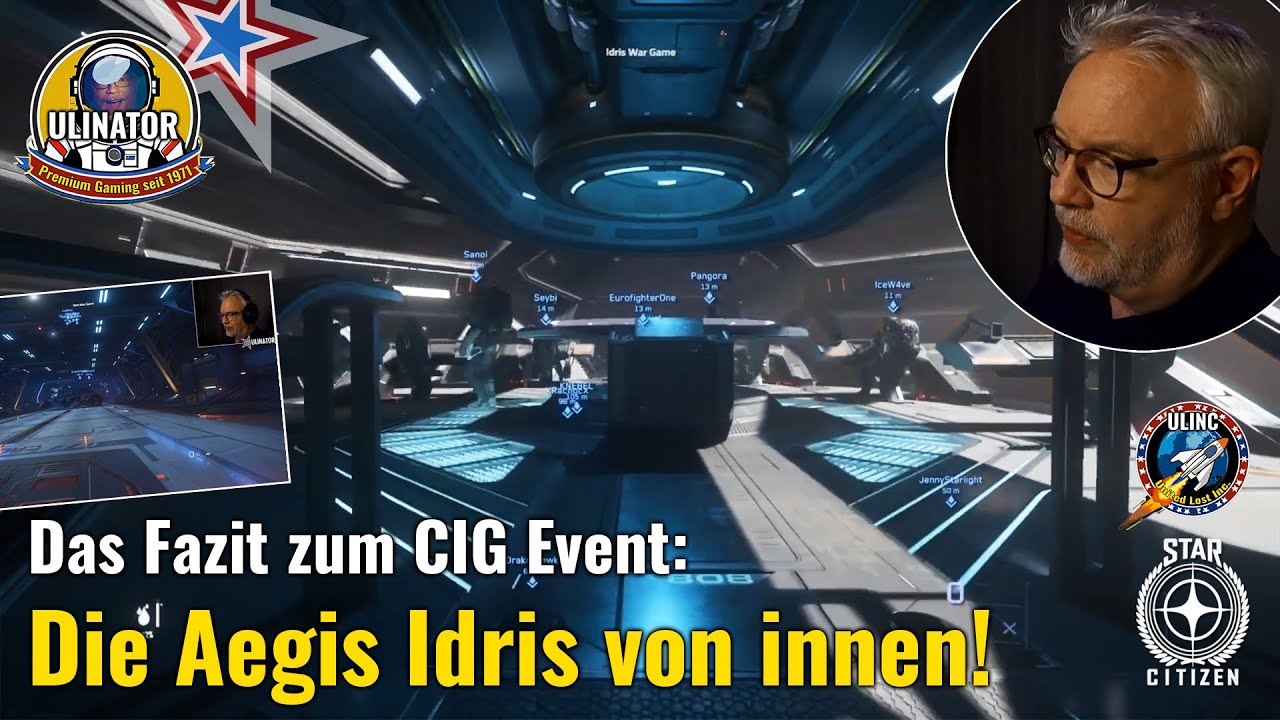 Embedded thumbnail for Die mächtige Aegis Idris von innen: das grosse Fazit zum CIG Event