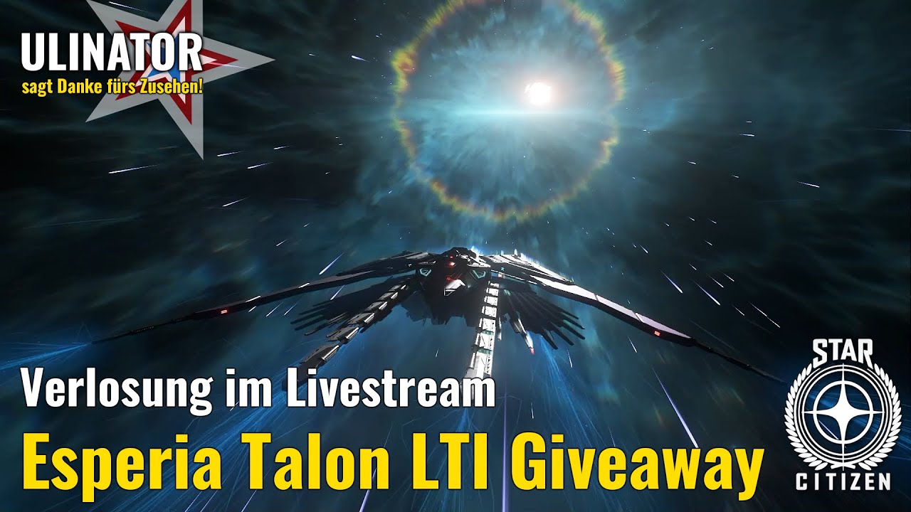 Embedded thumbnail for Esperia Talon LTI Giveaway - Verlosung live im Stream am Donnerstag, 07.07.2022
