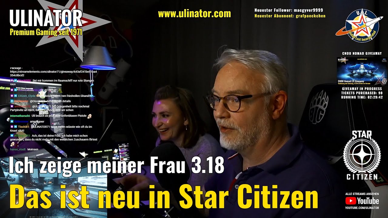 Embedded thumbnail for Das ist neu in Star Citizen - ich zeige meiner Frau 3.18