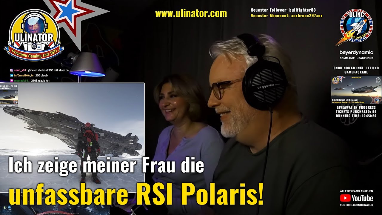 Embedded thumbnail for Ich zeige meiner Frau die unfassbare RSI Polaris!