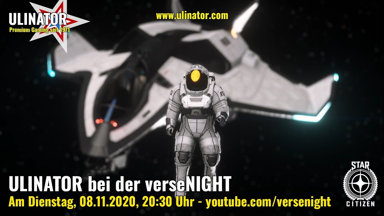 Embedded thumbnail for ULINATOR bei der verseNIGHT, Dienstag, 08.11.2020 um 20:30