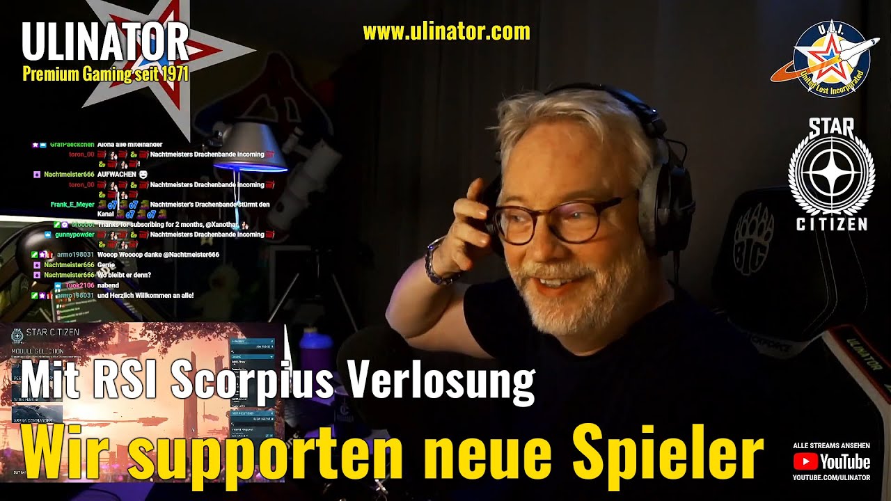 Embedded thumbnail for RSI Scorpius Verlosung / Wir supporten neue Spieler