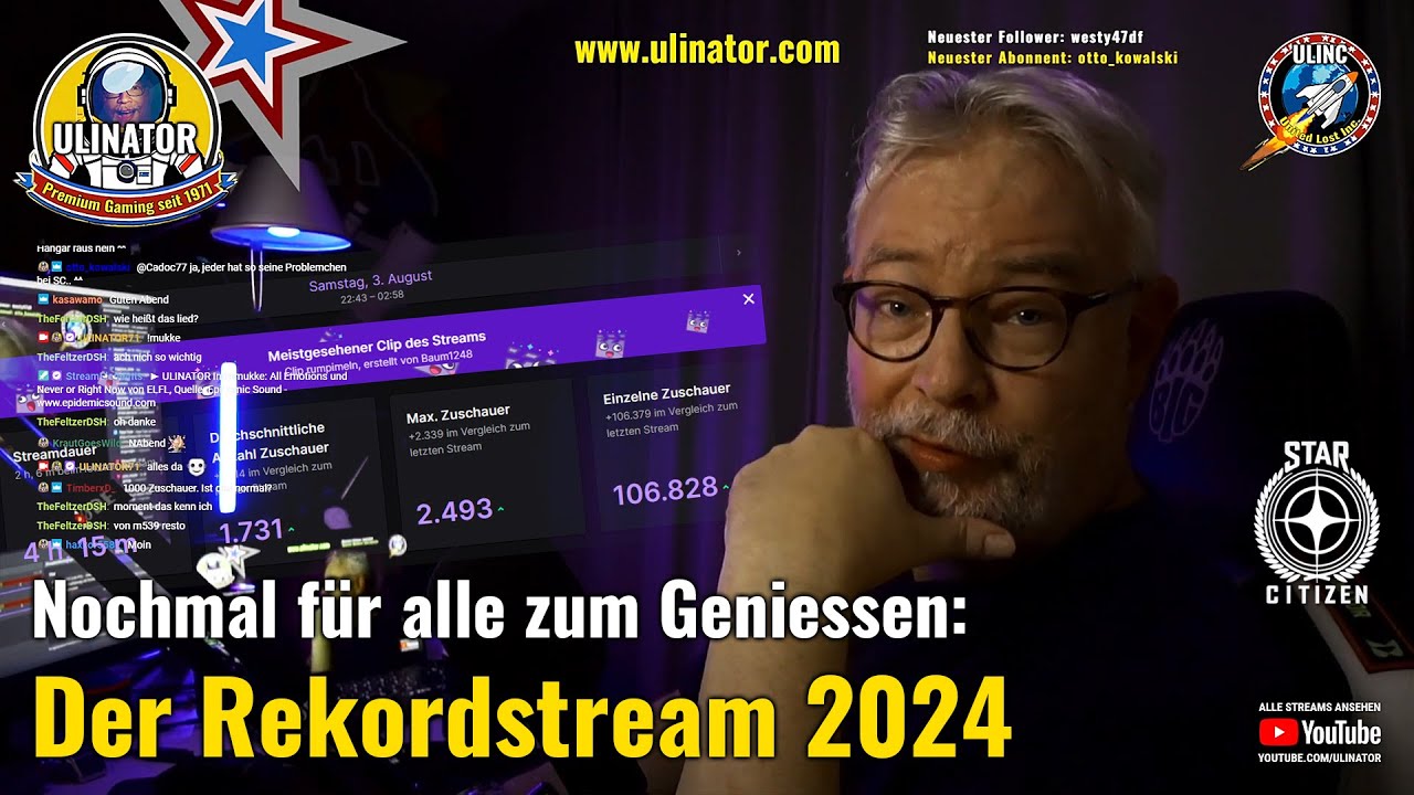 Embedded thumbnail for Nochmal für alle zum Geniessen: Der Rekordstream 2024