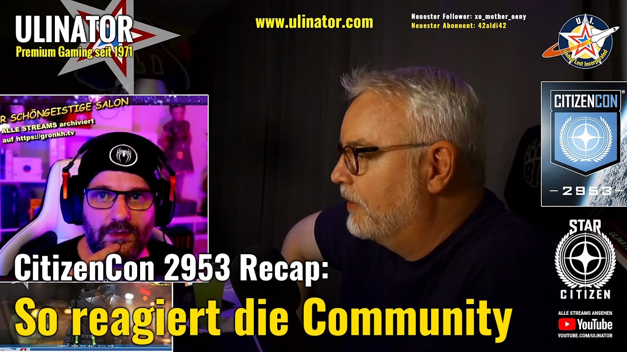 Embedded thumbnail for CitizenCon 2953 ReCap: So begeistert reagiert die Community