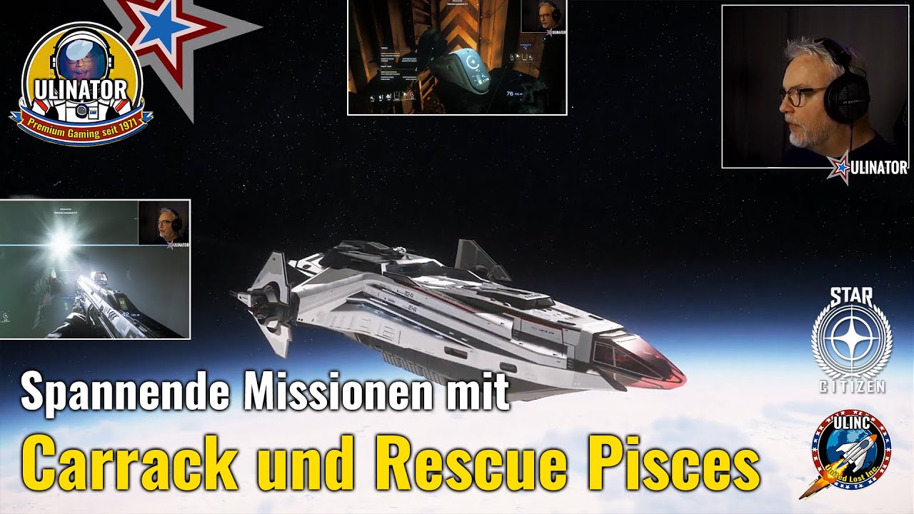 Embedded thumbnail for Spannende Missionen mit Anvil Carrack und Rescue Pisces