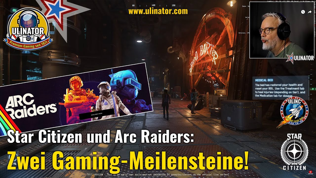 Embedded thumbnail for Star Citizen und Arc Raiders: Zwei Gaming-Meilensteine!