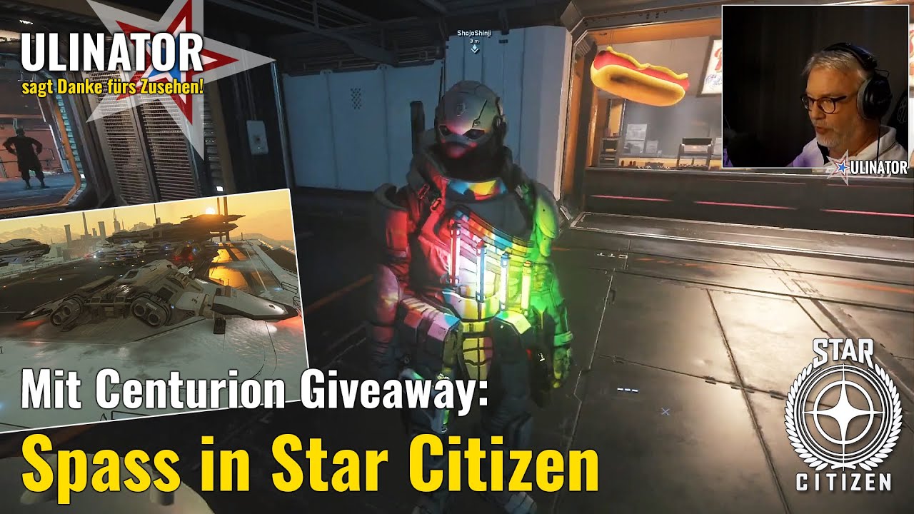Embedded thumbnail for Spass in Star Citizen - mit Centurion Giveaway