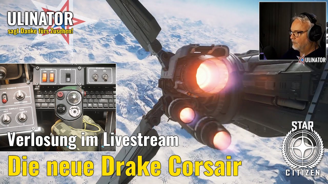 Embedded thumbnail for Die neue Drake Corsair - Verlosung im Livestream